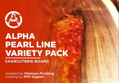 ALPHA PEARL LINE VARIETY PACK | EPOXY RESIN | PFO ORGANIC | CHARCUTERIE BOARD