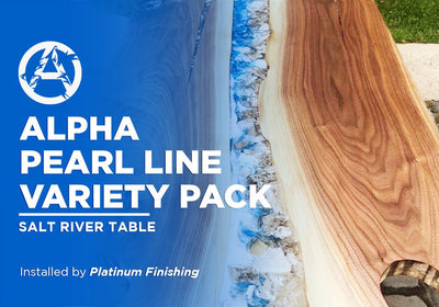 ALPHA PEARL LINE VARIETY PACK | EPOXY RESIN | SALT RIVER TABLE