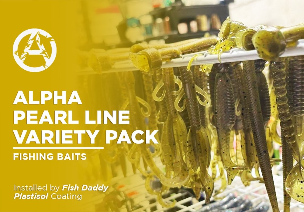 ALPHA PEARL LINE VARIETY PACK  | PLASTISOL | FISHING BAITS - Alpha Pigments