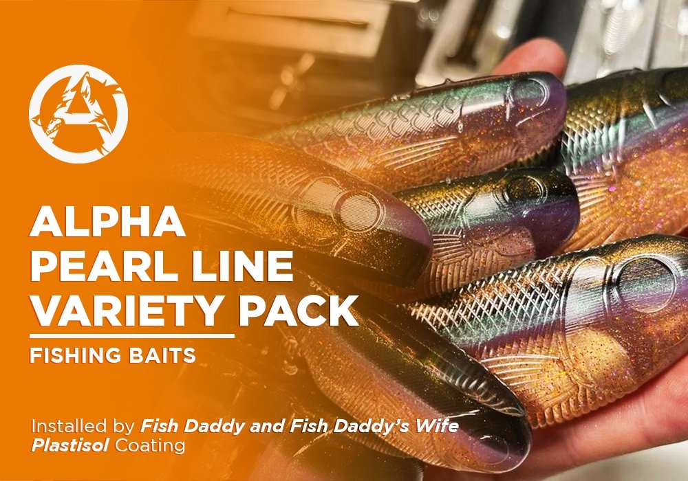 ALPHA PEARL LINE VARIETY PACK  | PLASTISOL | FISHING BAITS - Alpha Pigments