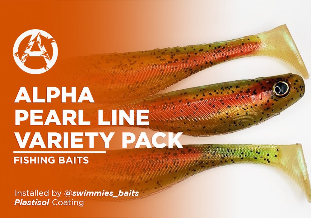 ALPHA PEARL LINE VARIETY PACK | PLASTISOL | FISHING BAITS - Alpha Pigments