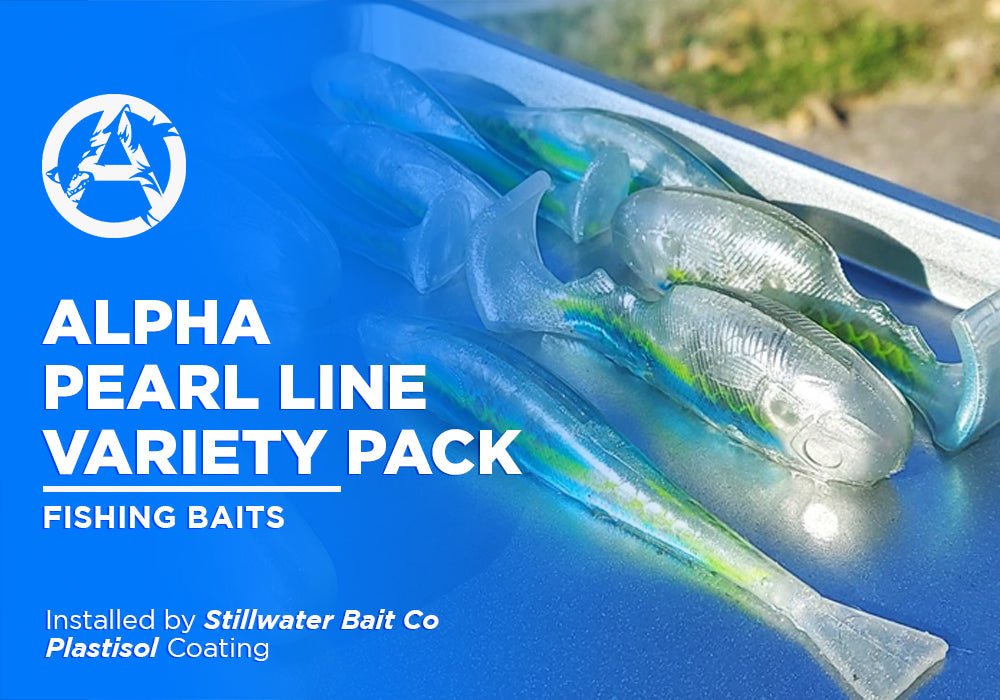 ALPHA PEARL LINE VARIETY PACK  | PLASTISOL | FISHING BAITS - Alpha Pigments