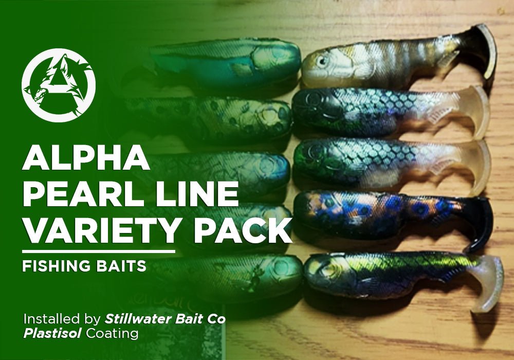 ALPHA PEARL LINE VARIETY PACK  | PLASTISOL | FISHING BAITS - Alpha Pigments