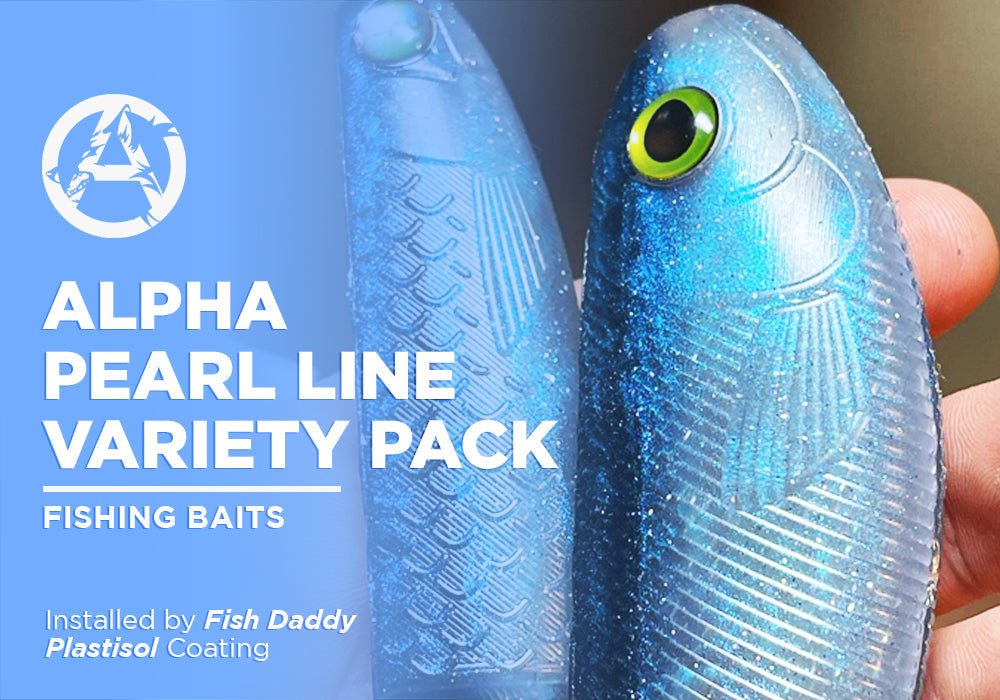 ALPHA PEARL LINE VARIETY PACK | PLASTISOL | FISHING BAITS - Alpha Pigments