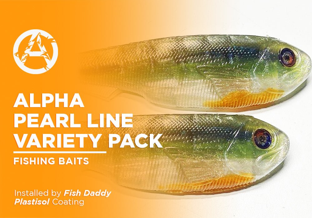 ALPHA PEARL LINE VARIETY PACK | PLASTISOL | FISHING BAITS - Alpha Pigments