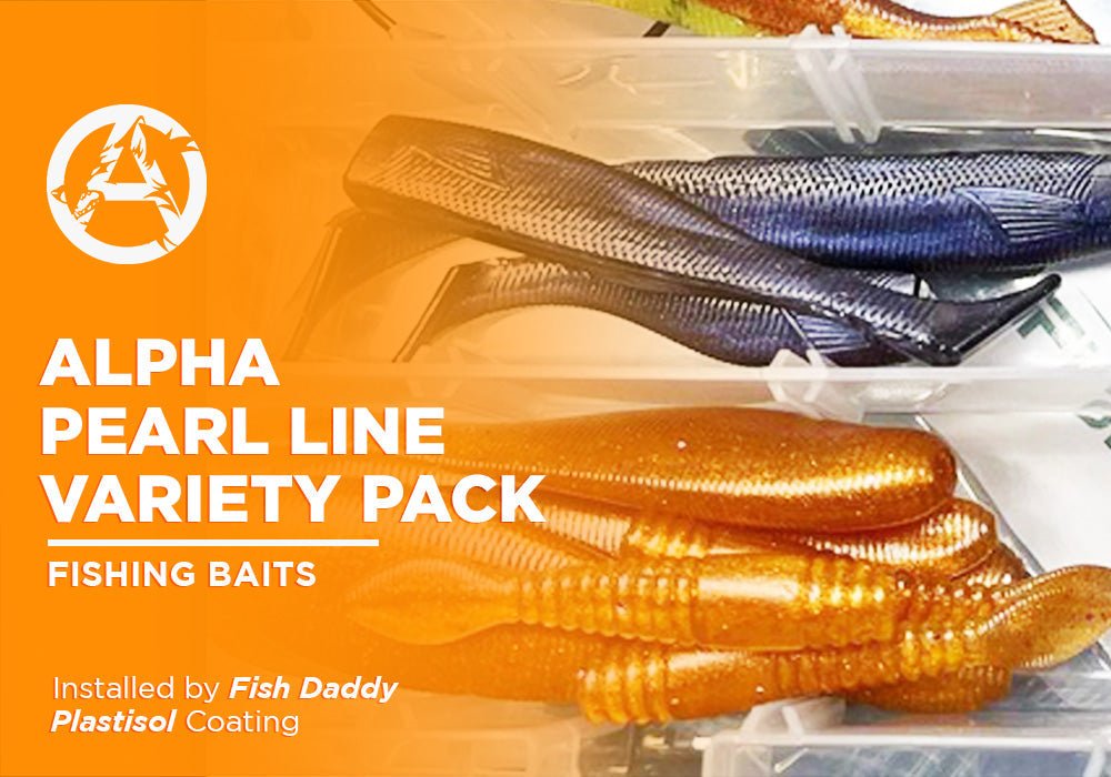 ALPHA PEARL LINE VARIETY PACK | PLASTISOL | FISHING BAITS - Alpha Pigments