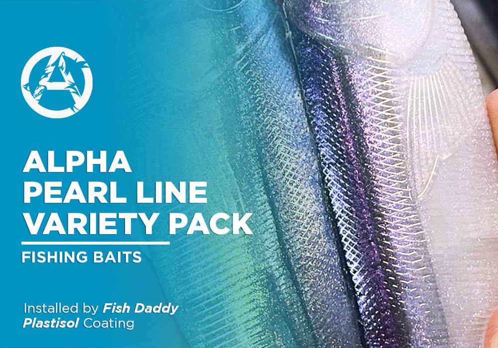 ALPHA PEARL LINE VARIETY PACK | PLASTISOL | FISHING BAITS - Alpha Pigments