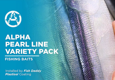 ALPHA PEARL LINE VARIETY PACK | PLASTISOL | FISHING BAITS