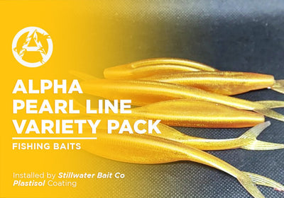 ALPHA PEARL LINE VARIETY PACK  | PLASTISOL | FISHING BAITS