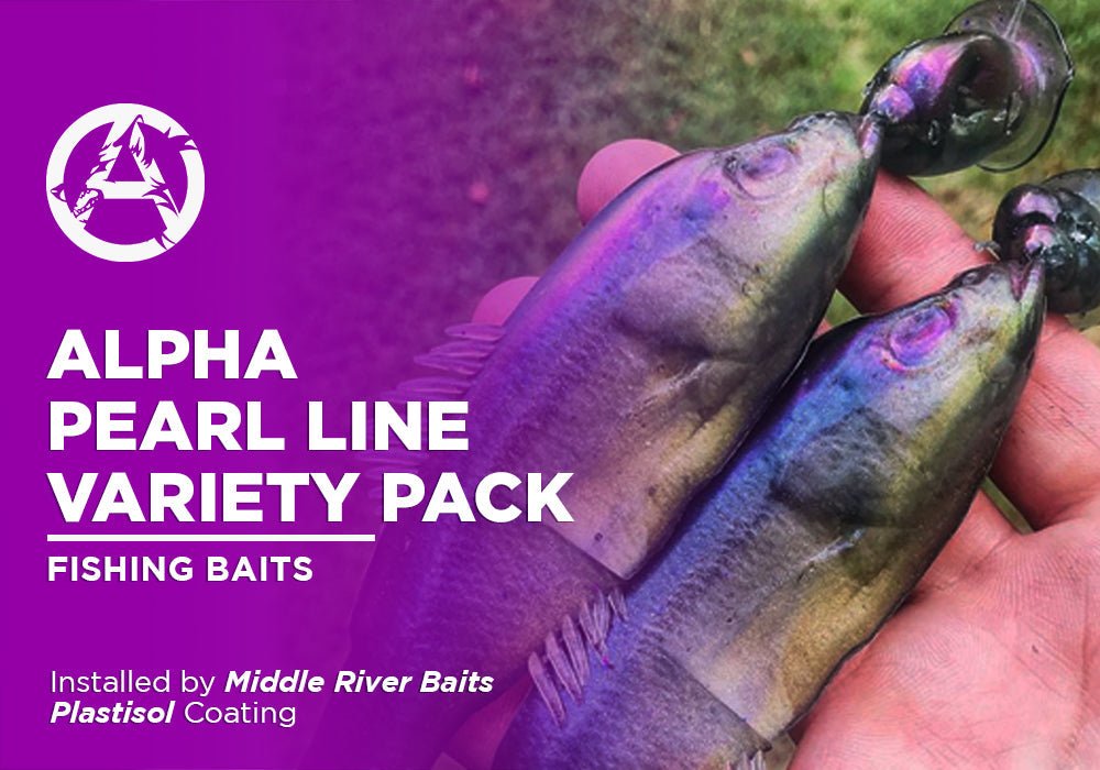 ALPHA PEARL LINE VARIETY PACK | PLASTISOL | FISHING BAITS - Alpha Pigments