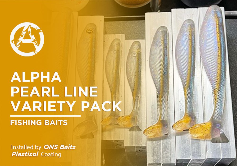 ALPHA PEARL LINE VARIETY PACK | PLASTISOL | FISHING BAITS - Alpha Pigments