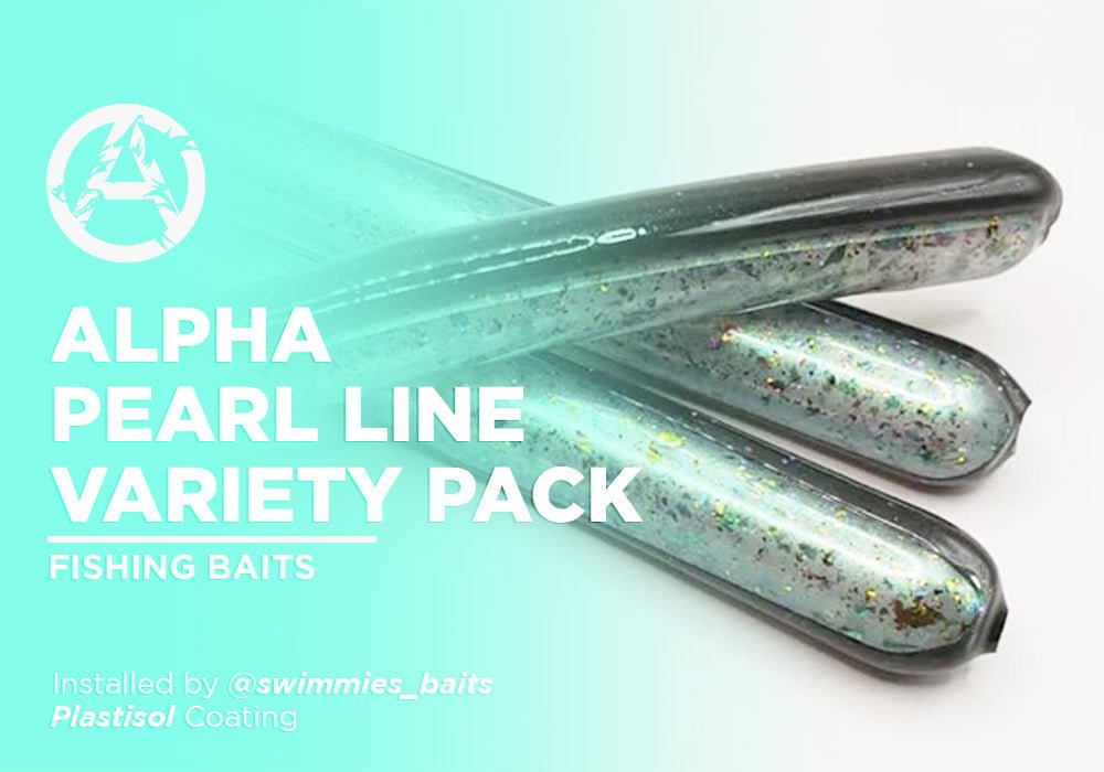 ALPHA PEARL LINE VARIETY PACK | PLASTISOL | FISHING BAITS - Alpha Pigments