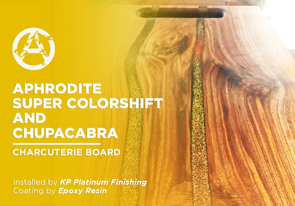 APHRODITE SUPER COLORSHIFT AND CHUPACABRA | EPOXY RESIN | CHARCUTERIE BOARD - Alpha Pigments