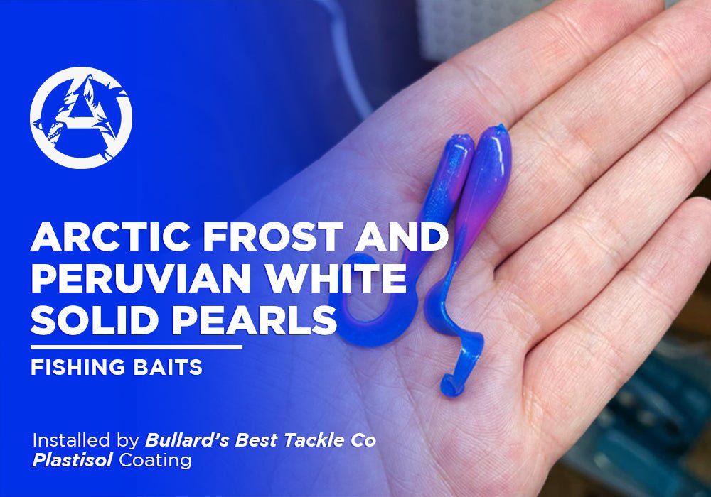 ARCTIC FROST AND PERUVIAN WHITE SOLID PEARLS | PLASTISOL | FISHING BAITS - Alpha Pigments