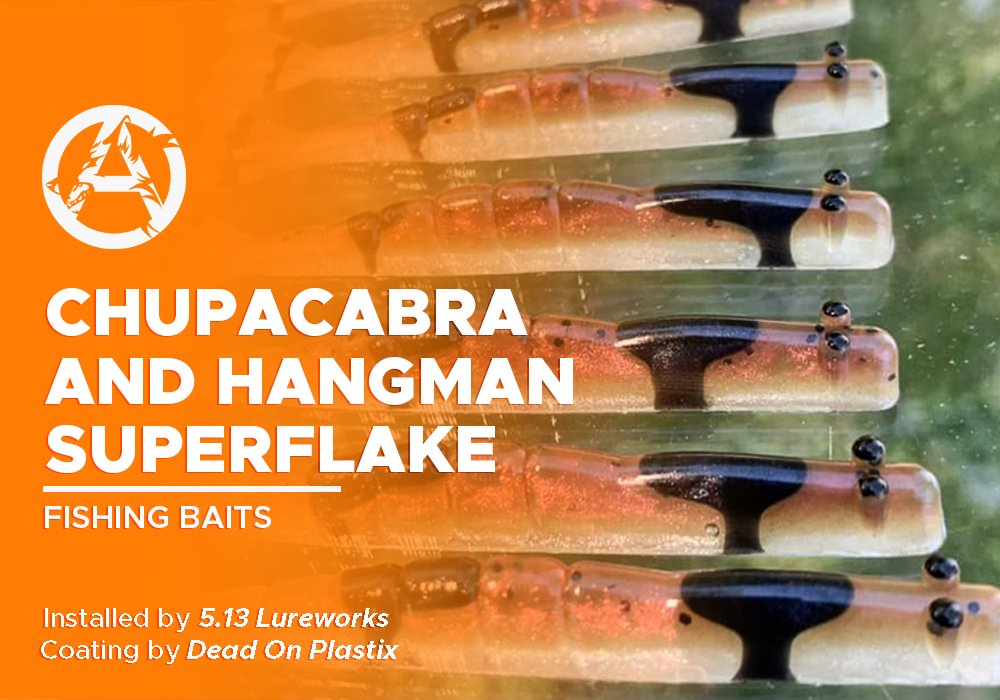 CHUPACABRA AND HANGMAN SUPERFLAKE | DEAD ON PLASTIX | FISHING BAITS - Alpha Pigments