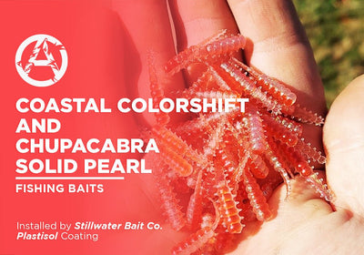 COASTAL COLORSHIFT AND CHUPACABRA SOLID PEARL | DEAD ON PLASTIX | FISHING BAITS