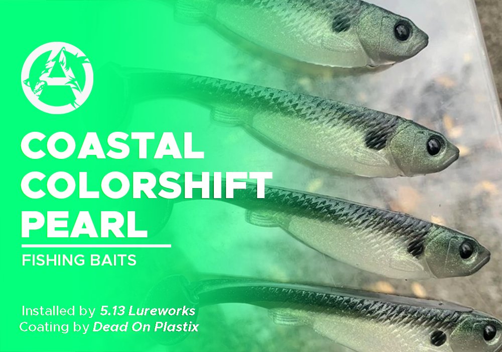 COASTAL COLORSHIFT PEARL | DEAD ON PLASTIX | FISHING BAITS - Alpha Pigments