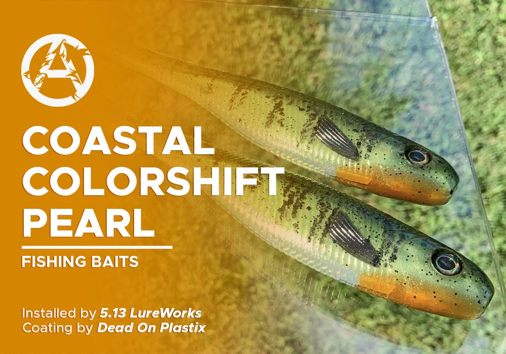 COASTAL COLORSHIFT PEARL | DEAD ON PLASTIX | FISHING BAITS - Alpha Pigments