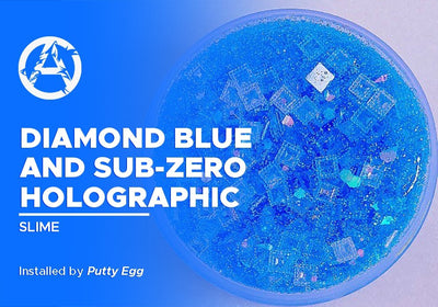 DIAMOND BLUE AND SUB-ZERO HOLOGRAPHIC | SLIME