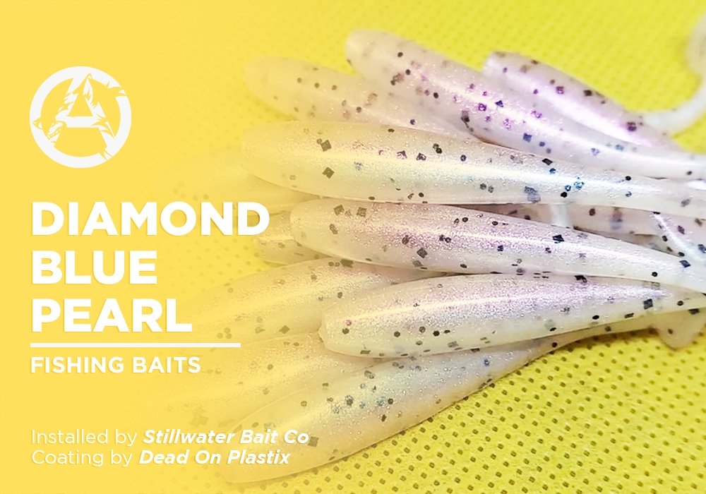 DIAMOND BLUE PEARL | DEAD ON PLASTIX | FISHING BAITS - Alpha Pigments