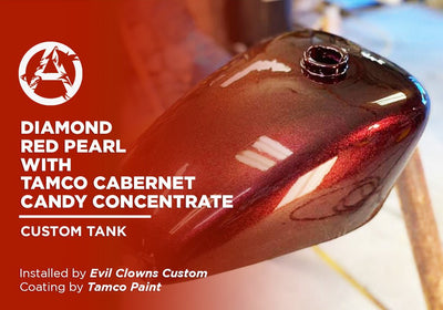 DIAMOND RED PEARL WITH TAMCO CABERNET CANDY CONCENTRATE | TAMCO PAINT | CUSTOM TANK