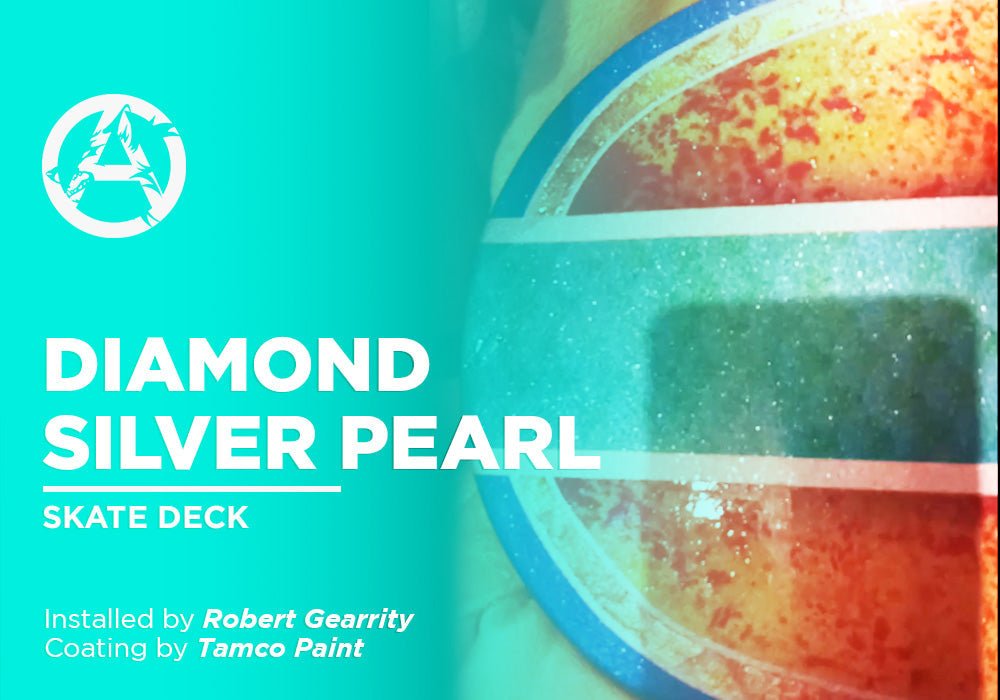 DIAMOND SILVER PEARL  | TAMCO PAINT | SKATE DECK - Alpha Pigments