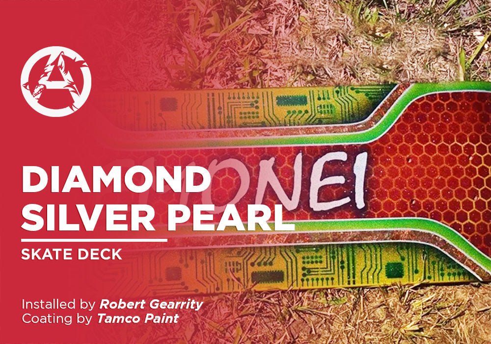 DIAMOND SILVER PEARL | TAMCO PAINT | SKATE DECK - Alpha Pigments