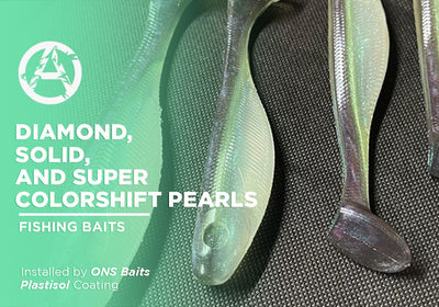 DIAMOND, SOLID, AND SUPER COLORSHIFT PEARLS | PLASTISOL | FISHING BAITS
