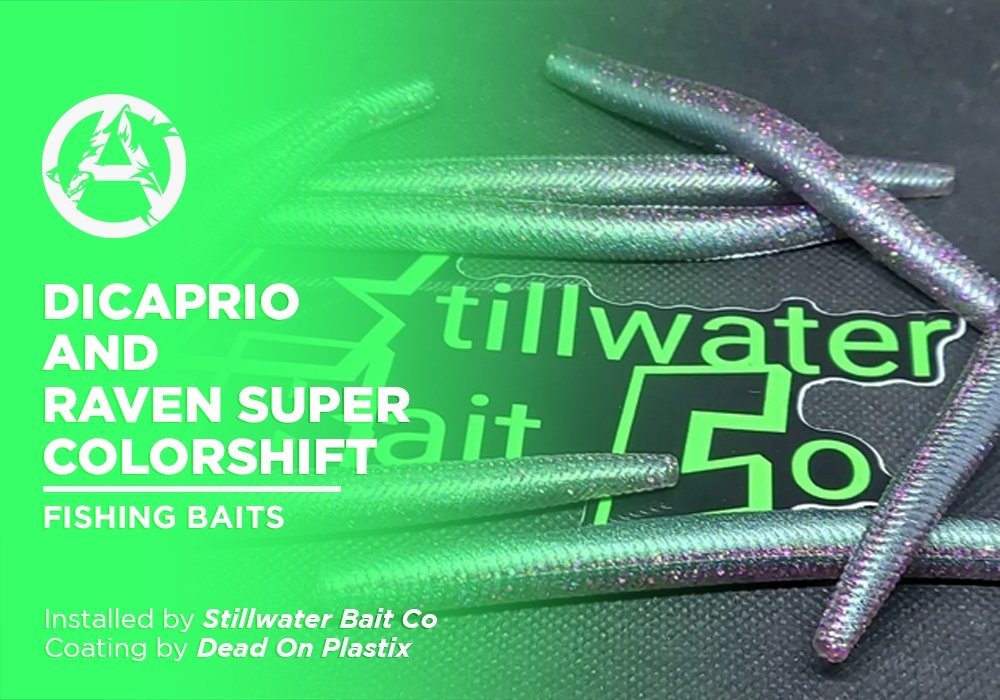 DICAPRIO AND RAVEN SUPER COLORSHIFT | DEAD ON PLASTIX | FISHING BAITS - Alpha Pigments