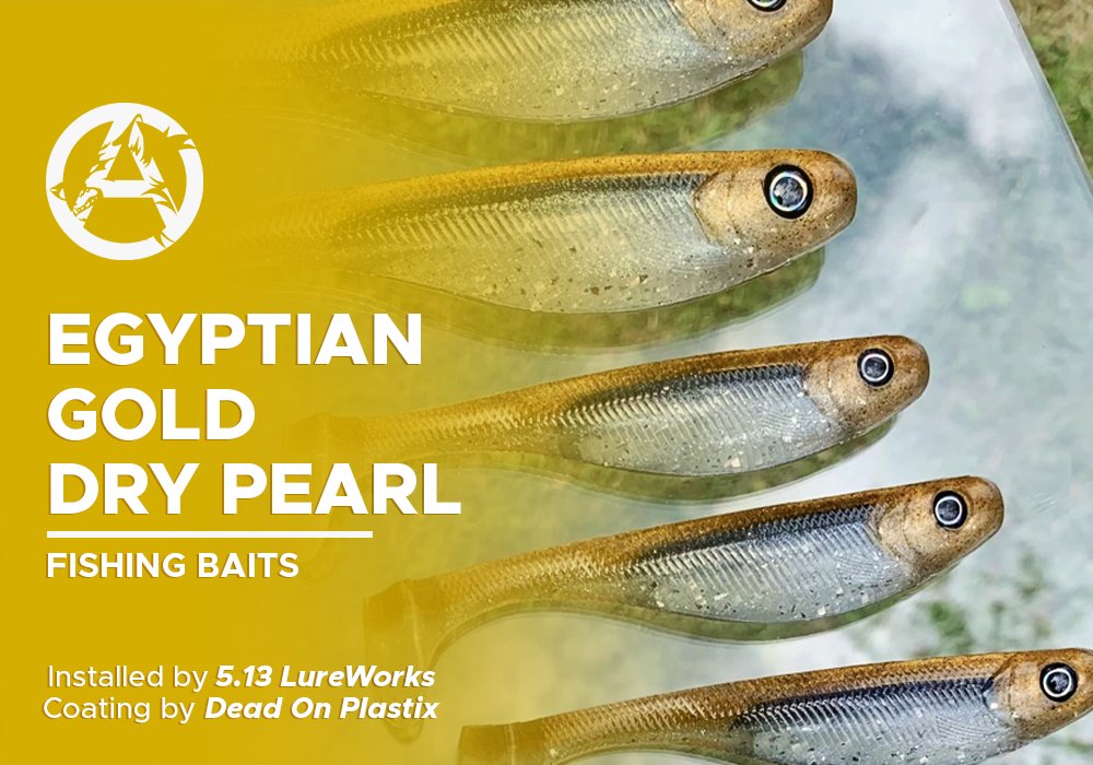 EGYPTIAN GOLD DRY PEARL | DEAD ON PLASTIX | FISHING BAITS - Alpha Pigments