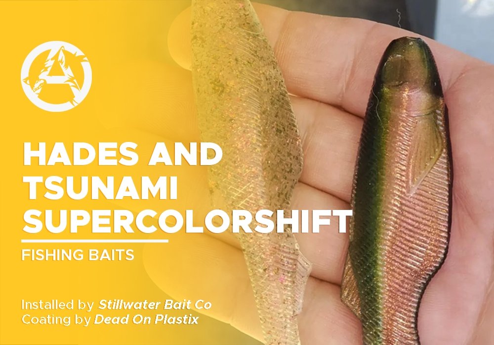 HADES AND TSUNAMI SUPERCOLORSHIFT | DEAD ON PLASTIX | FISHING BAITS - Alpha Pigments