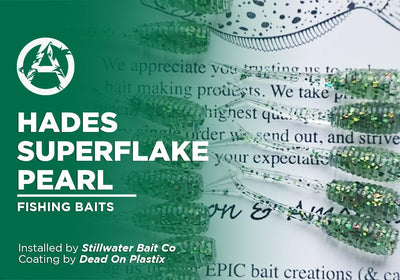 HADES SUPERFLAKE PEARL | DEAD ON PLASTIX | FISHING BAITS