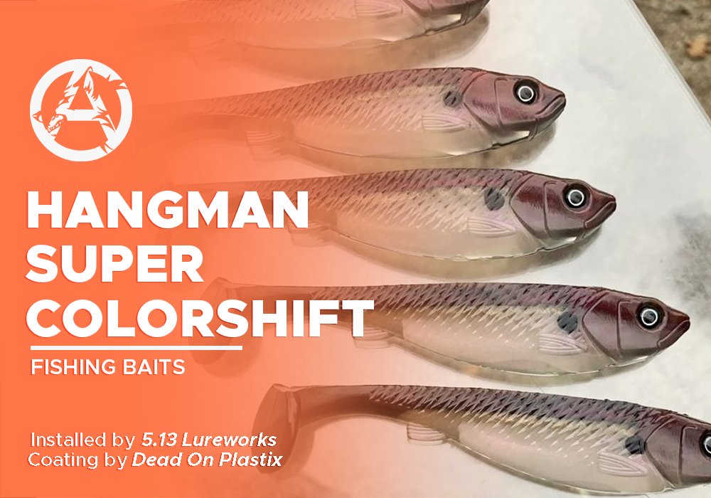 HANGMAN SUPER COLORSHIFT | DEAD ON PLASTIX | FISHING BAITS - Alpha Pigments