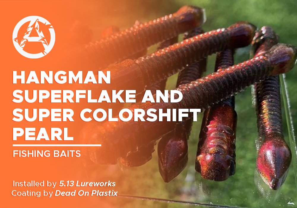 HANGMAN SUPERFLAKE AND SUPER COLORSHIFT PEARL | DEAD ON PLASTIX | FISHING BAITS - Alpha Pigments