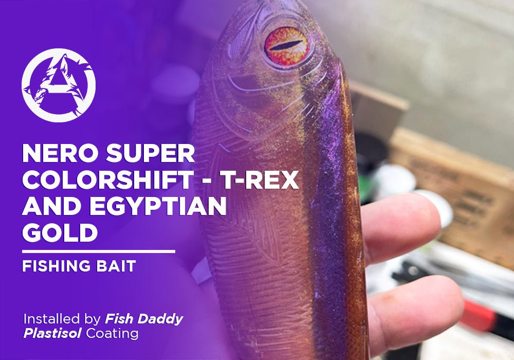 NERO SUPER COLORSHIFT - T-REX AND EGYPTIAN GOLD | PLASTISOL | FISHING BAIT - Alpha Pigments