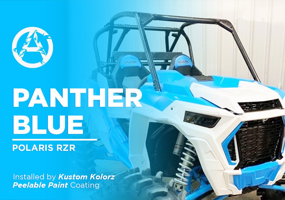 PANTHER BLUE | PEELABLE PAINT | POLARIS RZR - Alpha Pigments