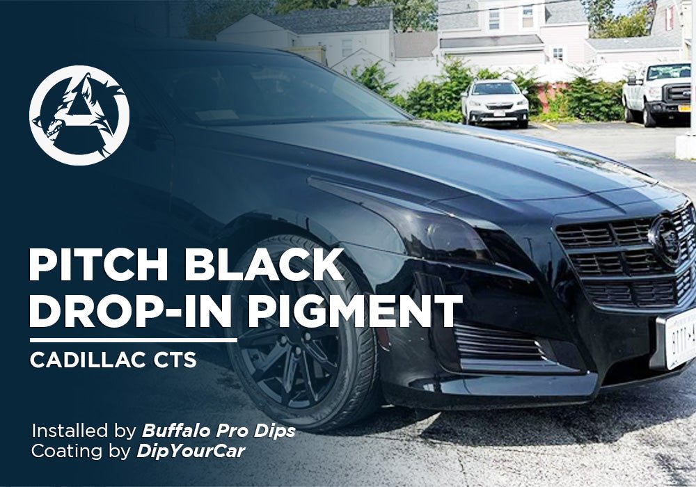 PITCH BLACK DROP-IN PIGMENT | DIPYOURCAR | CADILLAC CTS - Alpha Pigments