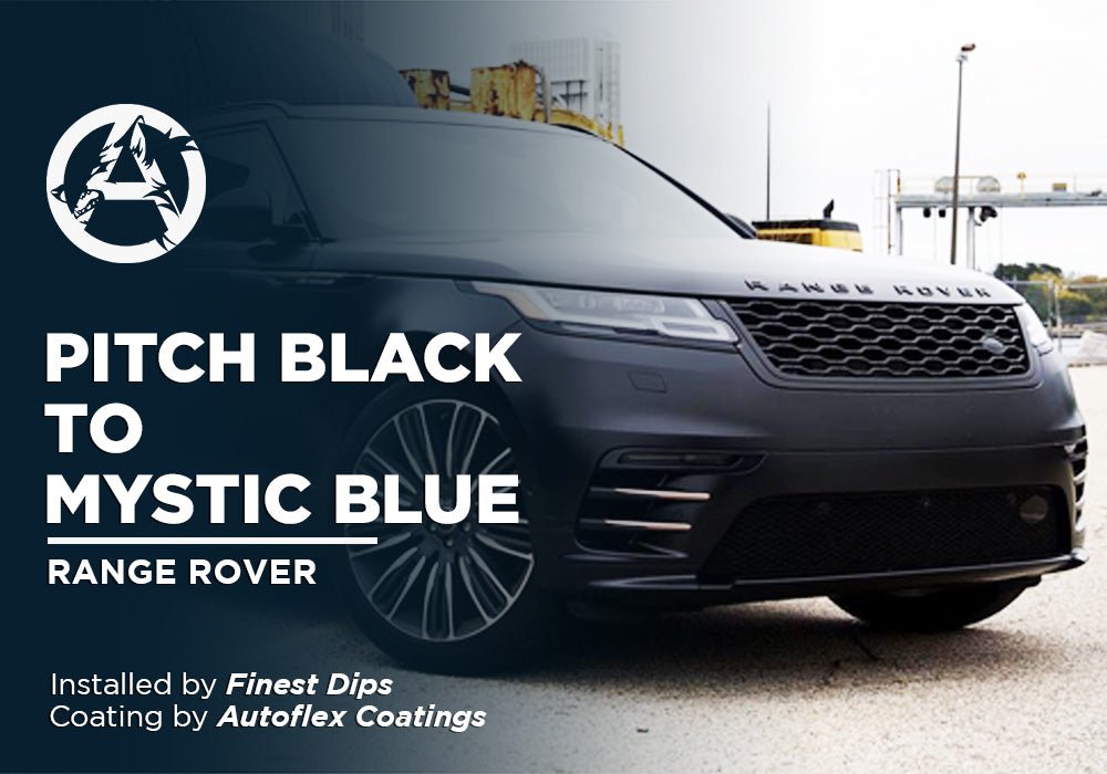 PITCH BLACK TO MYSTIC BLUE | AUTOFLEX COATINGS | RANGE ROVER - Alpha Pigments