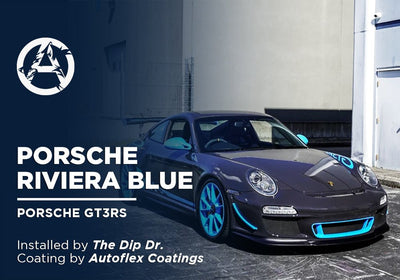 PORSCHE RIVIERA BLUE | AUTOFLEX COATINGS | PORSCHE GT3RS