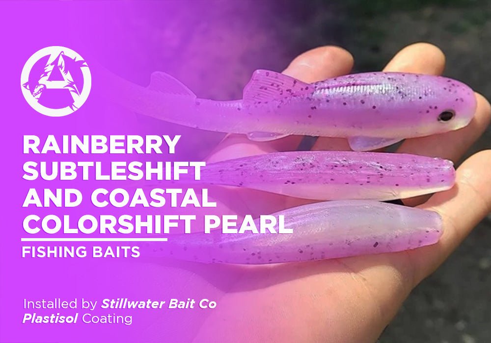 RAINBERRY SUBTLESHIFT AND COASTAL COLORSHIFT PEARL | PLASTISOL | FISHING BAITS - Alpha Pigments