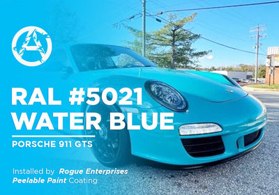 RAL #5021 WATER BLUE | PEELABLE PAINT | PORSCHE 911 GTS