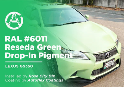 RAL #6011 RESEDA GREEN DROP-IN PIGMENT | AUTOFLEX COATINGS | LEXUS GS350