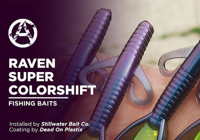 RAVEN SUPER COLORSHIFT | DEAD ON PLASTIX | FISHING BAITS