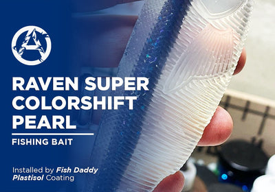 RAVEN SUPER COLORSHIFT PEARL | PLASTISOL | FISHING BAIT
