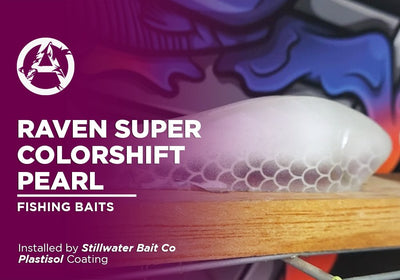 RAVEN SUPER COLORSHIFT PEARL | PLASTISOL | FISHING BAITS