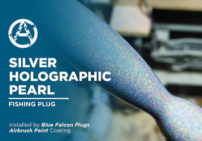 SILVER HOLOGRAPHIC PEARL | AIRBRUSH PAINT | FISHING PLUG