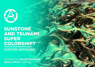 SUNSTONE AND TSUNAMI SUPER COLORSHIFT | EPOXY RESIN | CUSTOM ARTWORK