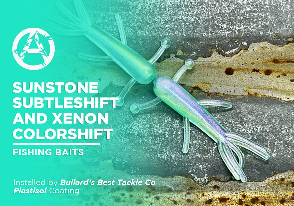 SUNSTONE SUBTLESHIFT AND XENON COLORSHIFT | PLASTISOL | FISHING BAITS - Alpha Pigments