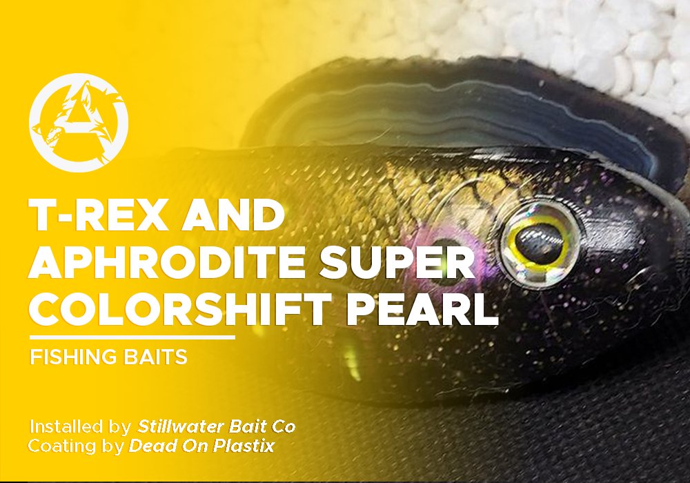 T-REX AND APHRODITE SUPER COLORSHIFT PEARL | DEAD ON PLASTIX | FISHING BAITS - Alpha Pigments