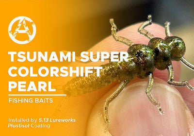 TSUNAMI SUPER COLORSHIFT PEARL | DEAD ON PLASTIX | FISHING BAITS